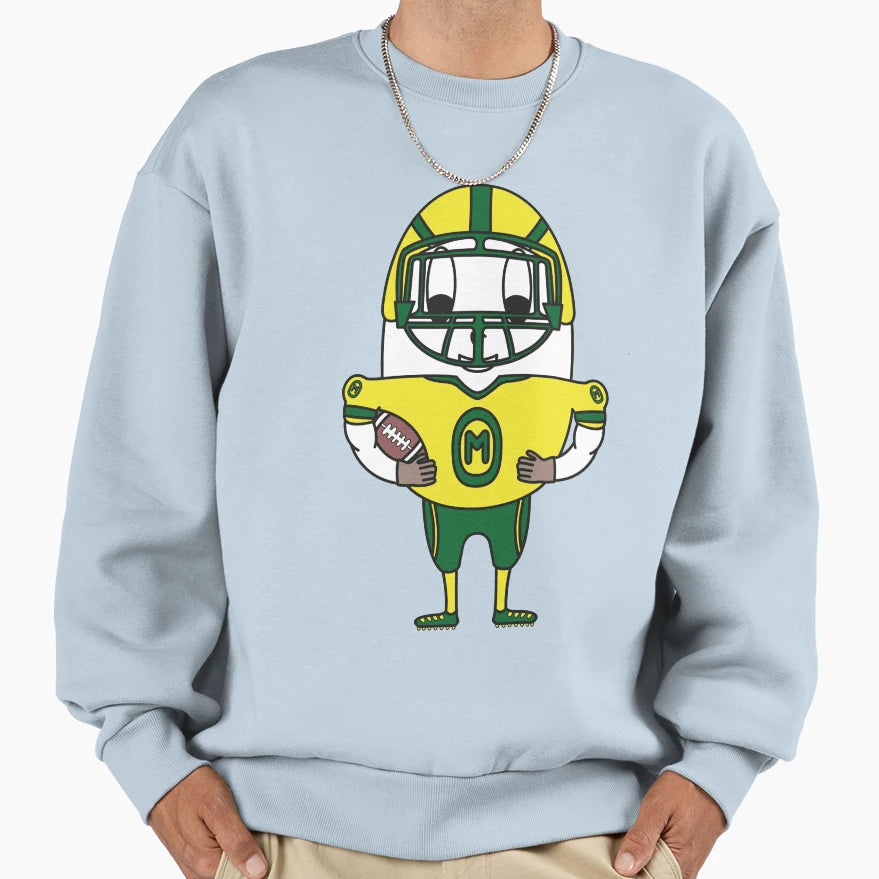American Football Player Egg Sweatshirt - Streetwear Style Unisex - T-Shirt, Sweatshirt, Hoodie