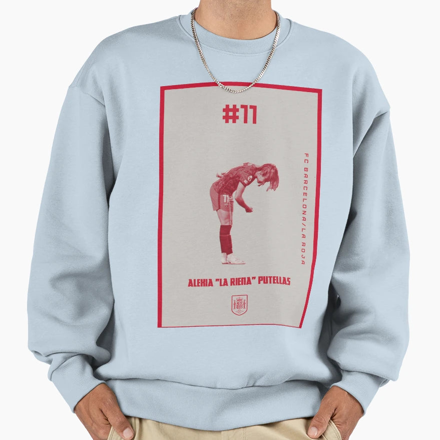Alexia Putellas Bow Sweatshirt - Novelty Apparel Men Women - T-Shirt, Sweatshirt, Hoodie