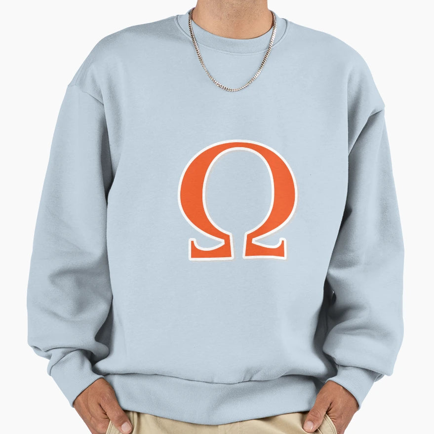 Omega Sweatshirt - Unique Graphic for Adults - T-Shirt, Sweatshirt, Hoodie