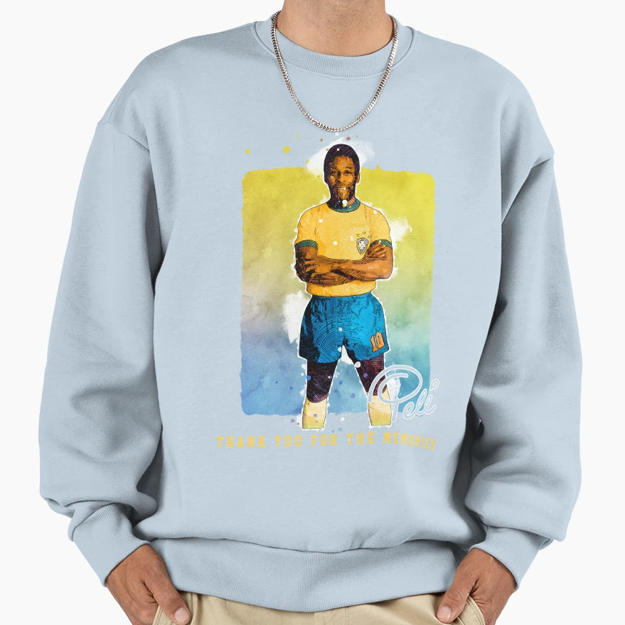 Rip Pele 10 King Football Player Cup Sweatshirt - Minimalist Print Unisex - T-Shirt, Sweatshirt, Hoodie