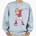 Soccer Player Dabbing Soccer Sweatshirt - Casual Everyday Wear Men Women - T-Shirt, Sweatshirt, Hoodie
