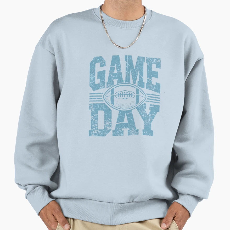 Game Day Football Grunge Sweatshirt - Aesthetic Graphic Unisex - T-Shirt, Sweatshirt, Hoodie