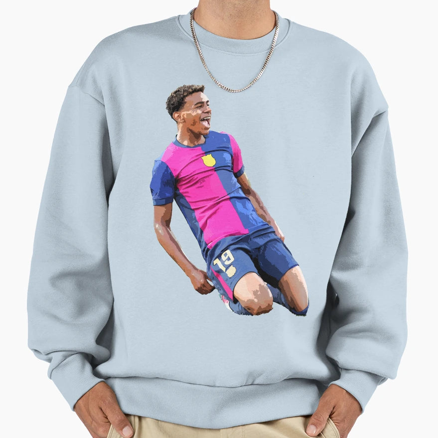 Lamine Yamal Sweatshirt - Aesthetic Graphic Men Women - T-Shirt, Sweatshirt, Hoodie