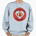 My Second Love Is Football T-Shirt - Unique Graphic Men Women - T-Shirt, Sweatshirt, Hoodie