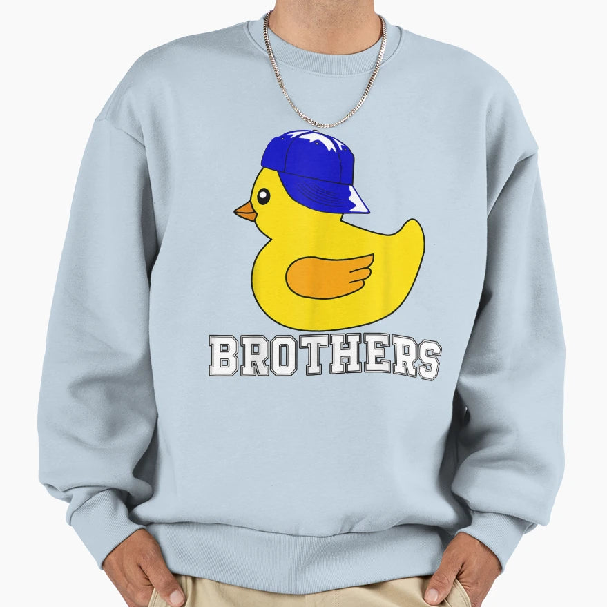 Brothers Duck Rubber Duck Brother Sweatshirt - Fun Novelty Design Unisex - T-Shirt, Sweatshirt, Hoodie
