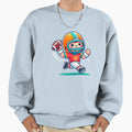 Adorable Quarterback Throwing Sweatshirt - Fun Novelty Design Unisex - T-Shirt, Sweatshirt, Hoodie