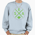 Seattle Football Emblem Sea Sweatshirt - Fun Novelty Design for Adults - T-Shirt, Sweatshirt, Hoodie