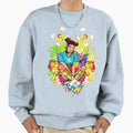 Anime Brown Hair Sweatshirt - Aesthetic Graphic for Adults - T-Shirt, Sweatshirt, Hoodie