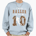 10Th Birthday Football Ten Year Sweatshirt - Fun Novelty Design Men Women - T-Shirt, Sweatshirt, Hoodie