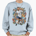 Football Soccer Graffiti Sweatshirt - Minimalist Print Unisex - T-Shirt, Sweatshirt, Hoodie