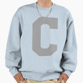 Alphabet Silver C Sports Letter C Sweatshirt - Streetwear Style Men Women - T-Shirt, Sweatshirt, Hoodie