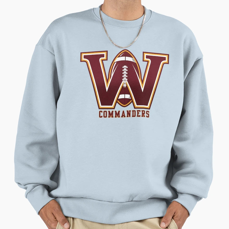 Washington Commanders Sweatshirt - Fun Novelty Design Unisex - T-Shirt, Sweatshirt, Hoodie