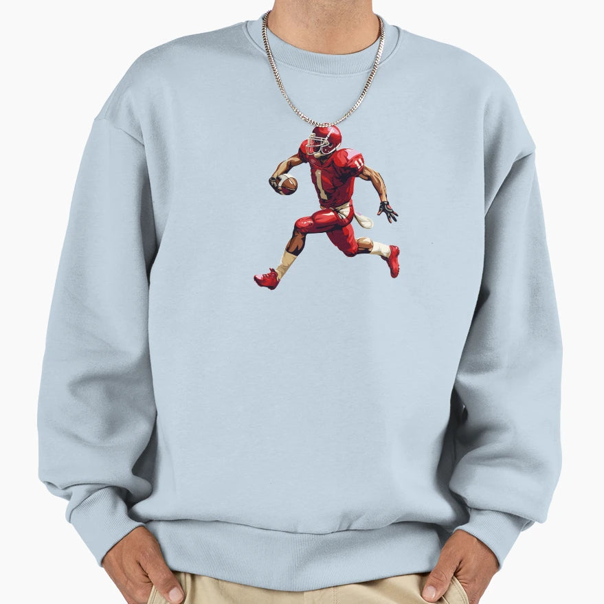 Running Back Sweatshirt - Minimalist Print Unisex - T-Shirt, Sweatshirt, Hoodie