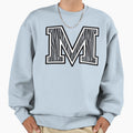 M Blue Tabby Mackerel Sweatshirt - Trendy Graphic for Adults - T-Shirt, Sweatshirt, Hoodie