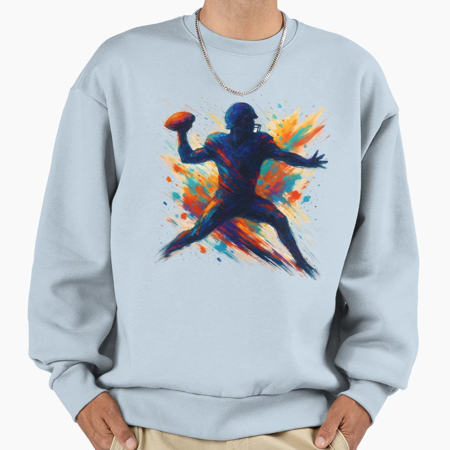 American Football Football Sports Sweatshirt - Custom Art Print for Adults - T-Shirt, Sweatshirt, Hoodie