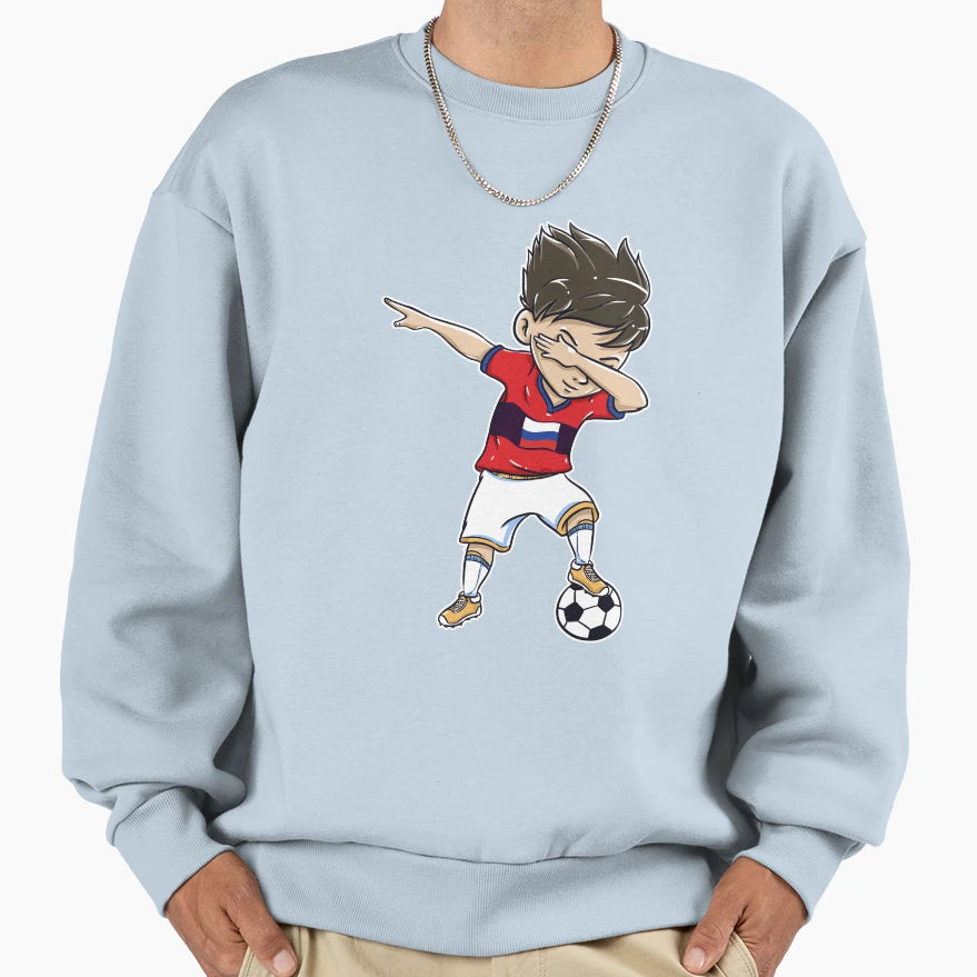 Dabbing Soccer Player Funny Russia T-Shirt - Aesthetic Graphic Men Women - T-Shirt, Sweatshirt, Hoodie
