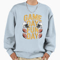 Game Day Fun Day American Football Sweatshirt - Trendy Graphic Unisex - T-Shirt, Sweatshirt, Hoodie