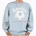 Soccer Game Day Vibes Heart Sweatshirt - Novelty Apparel Unisex - T-Shirt, Sweatshirt, Hoodie
