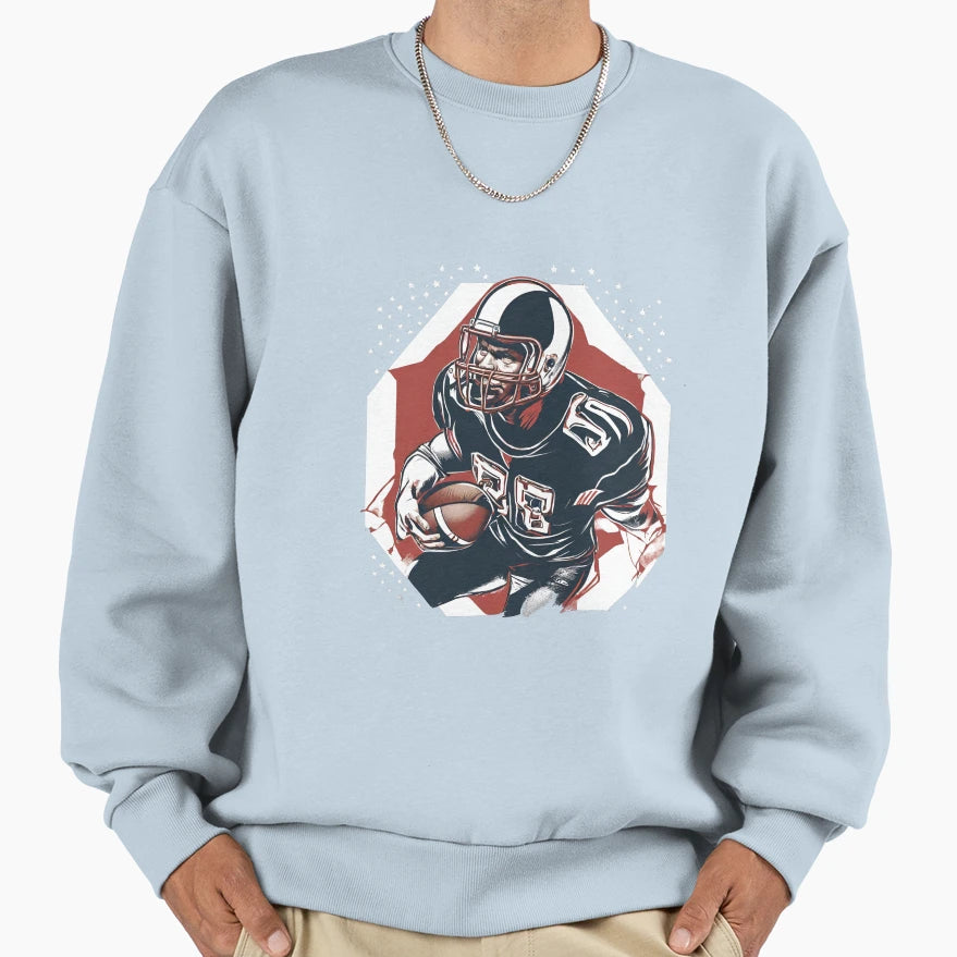 Footballer Sweatshirt - Novelty Apparel for Adults - T-Shirt, Sweatshirt, Hoodie