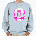 Blue Name Soccer Play Football Sports Sweatshirt - Novelty Apparel Unisex - T-Shirt, Sweatshirt, Hoodie