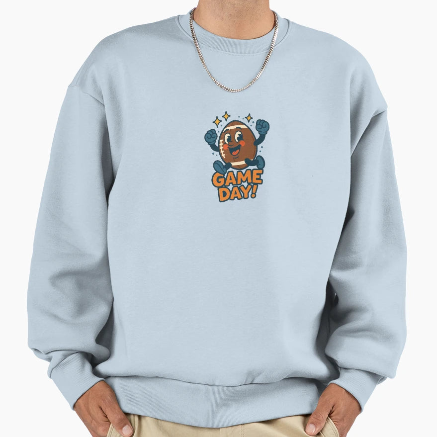 Football Game Day Sweatshirt - Minimalist Print for Adults - T-Shirt, Sweatshirt, Hoodie