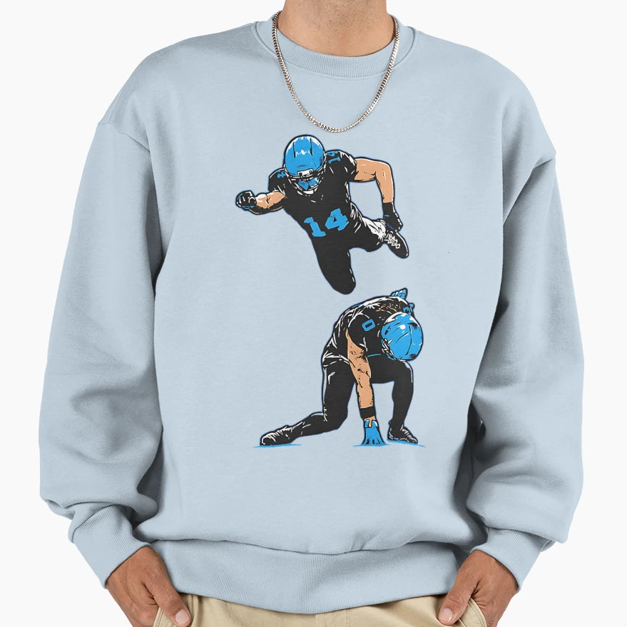 JG And Amon Ra St Brown Detroit Sweatshirt - Trendy Graphic for Adults - T-Shirt, Sweatshirt, Hoodie
