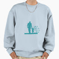 Just Dad Who Loves His Sweatshirt - Graphic Print for Adults - T-Shirt, Sweatshirt, Hoodie