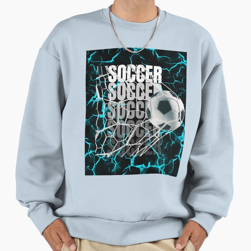 Soccer Sweatshirt - Novelty Apparel for Adults - T-Shirt, Sweatshirt, Hoodie