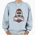 Football Helmet Sweatshirt - Graphic Print Unisex - T-Shirt, Sweatshirt, Hoodie