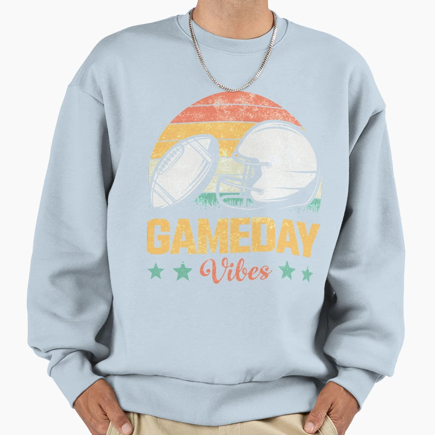 Game Day Vibes Sweatshirt - Trendy Graphic for Adults - T-Shirt, Sweatshirt, Hoodie