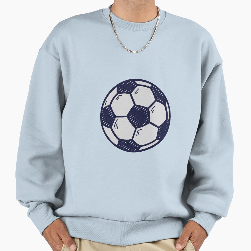 Soccer Ball Sweatshirt - Minimalist Print Unisex - T-Shirt, Sweatshirt, Hoodie