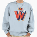 Winner Crown Football Monogram W Sweatshirt - Fun Novelty Design Unisex - T-Shirt, Sweatshirt, Hoodie