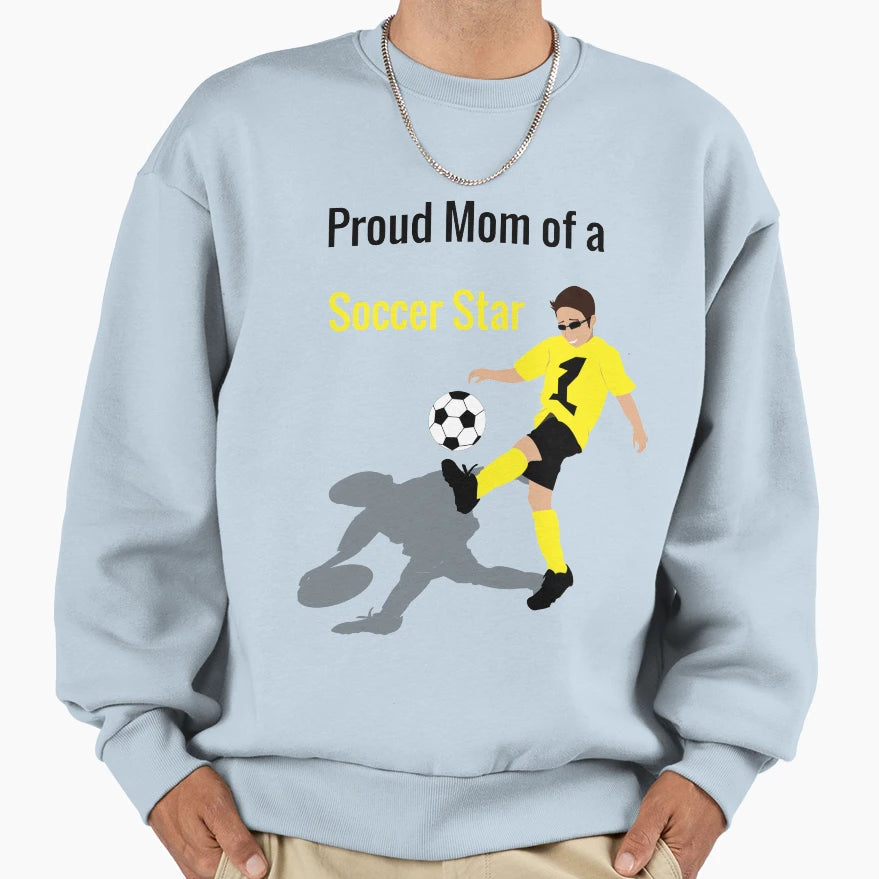 Soccer Mom Sweatshirt - Trendy Graphic for Adults - T-Shirt, Sweatshirt, Hoodie