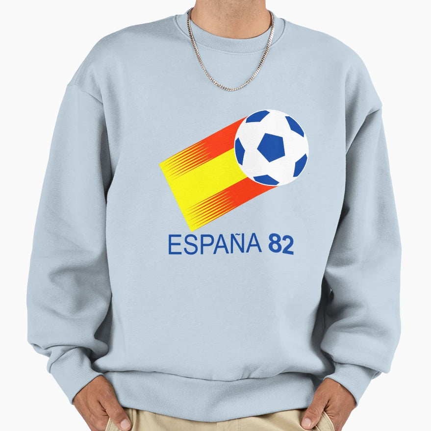 Spain Espana 82 World Cup Soccer 80S Sweatshirt - Custom Art Print Unisex - T-Shirt, Sweatshirt, Hoodie