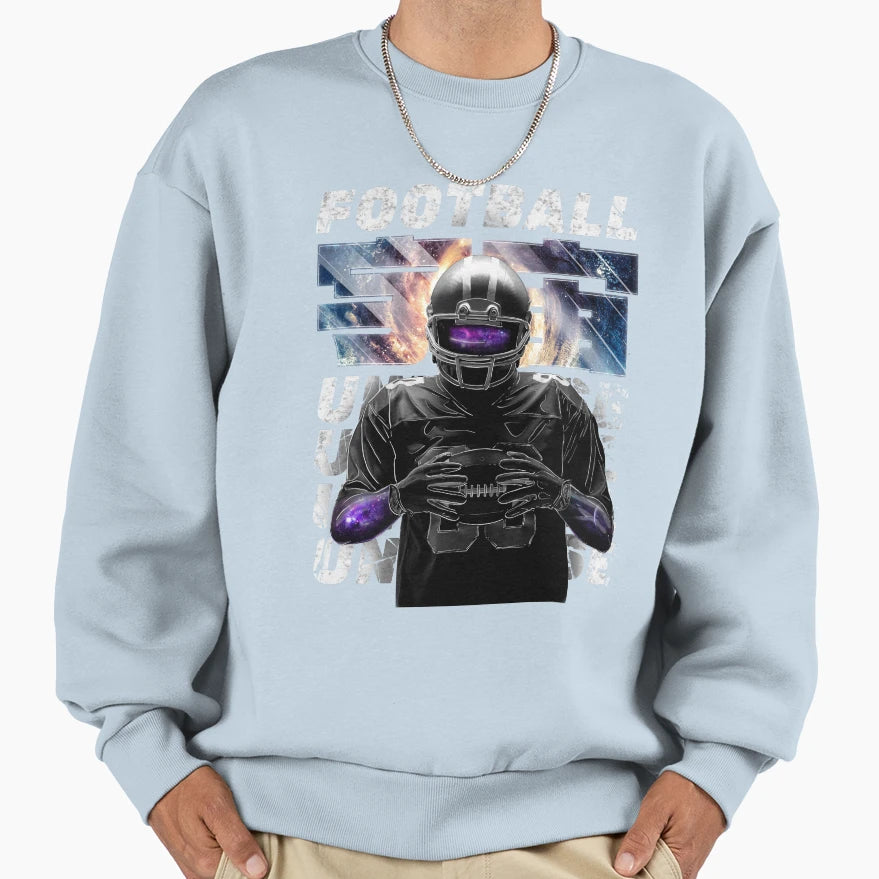 Universal Footballplayer Sweatshirt - Casual Everyday Wear for Adults - T-Shirt, Sweatshirt, Hoodie