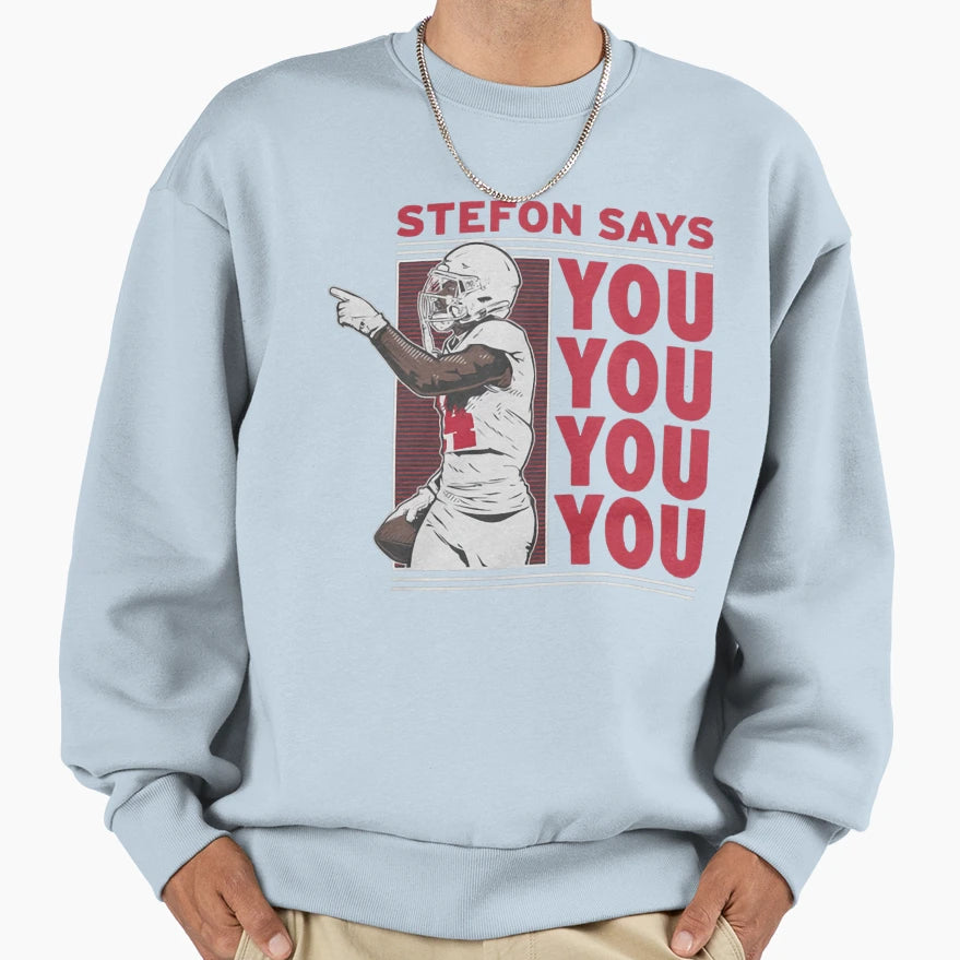 American Quarterback Sports 14 Sweatshirt - Custom Art Print Men Women - T-Shirt, Sweatshirt, Hoodie