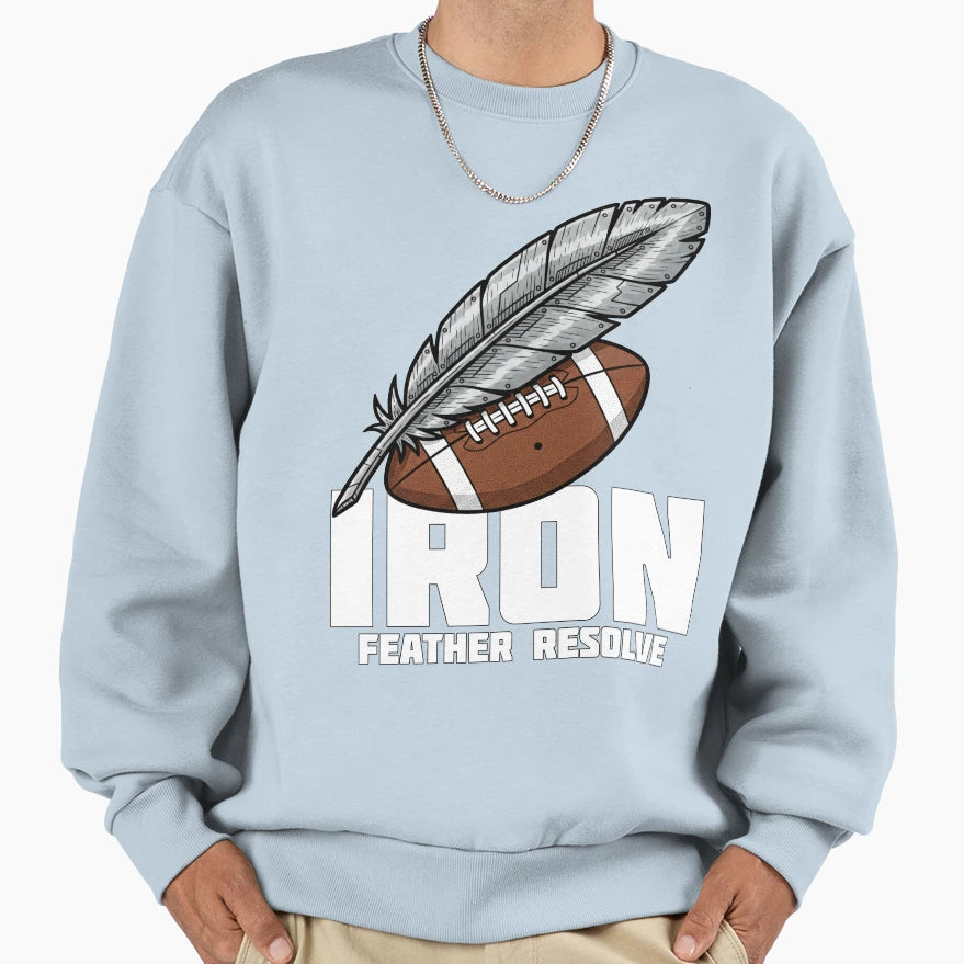 Iron Feather Resolve Philadelphia Sweatshirt - Unique Graphic for Adults - T-Shirt, Sweatshirt, Hoodie