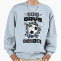 100 Days School Featuring Dabbing Sweatshirt - Custom Art Print Unisex - T-Shirt, Sweatshirt, Hoodie