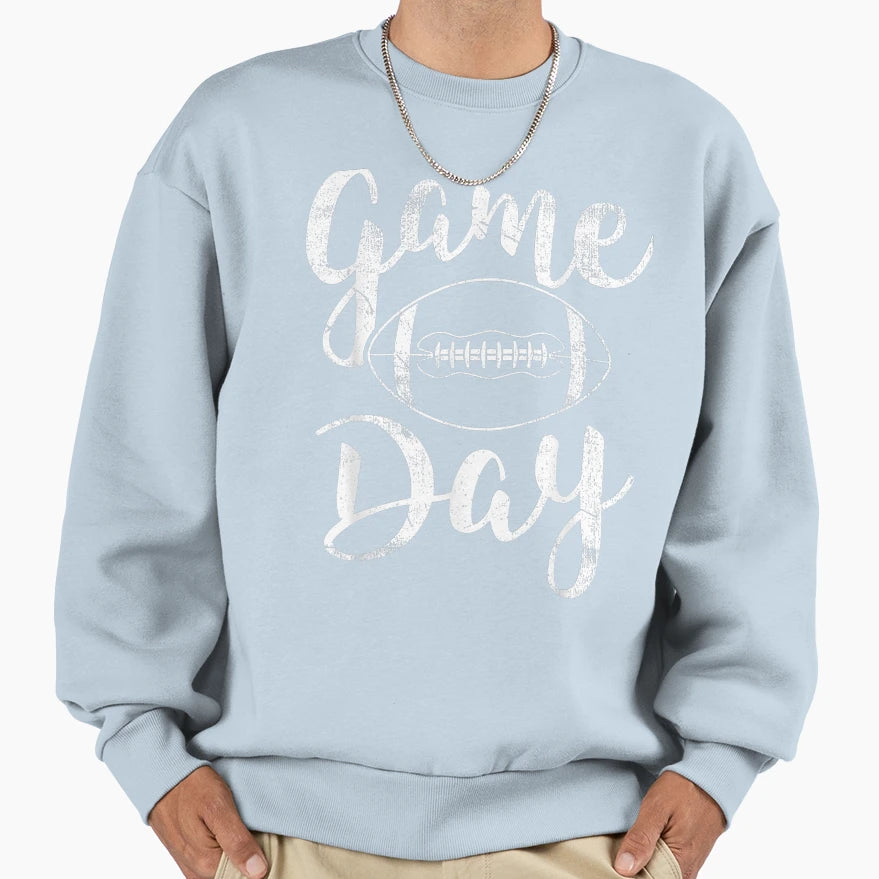 Game Day Football Football T-Shirt - Trendy Graphic for Adults - T-Shirt, Sweatshirt, Hoodie