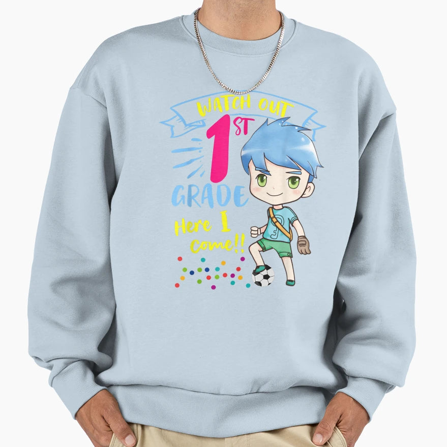 Back To School Supplies Backpack T-Shirt - Custom Art Print for Adults - T-Shirt, Sweatshirt, Hoodie