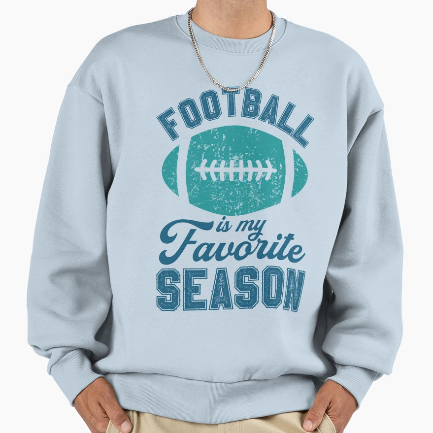 Football Favorite Dolphins Season Sweatshirt - Minimalist Print Unisex - T-Shirt, Sweatshirt, Hoodie
