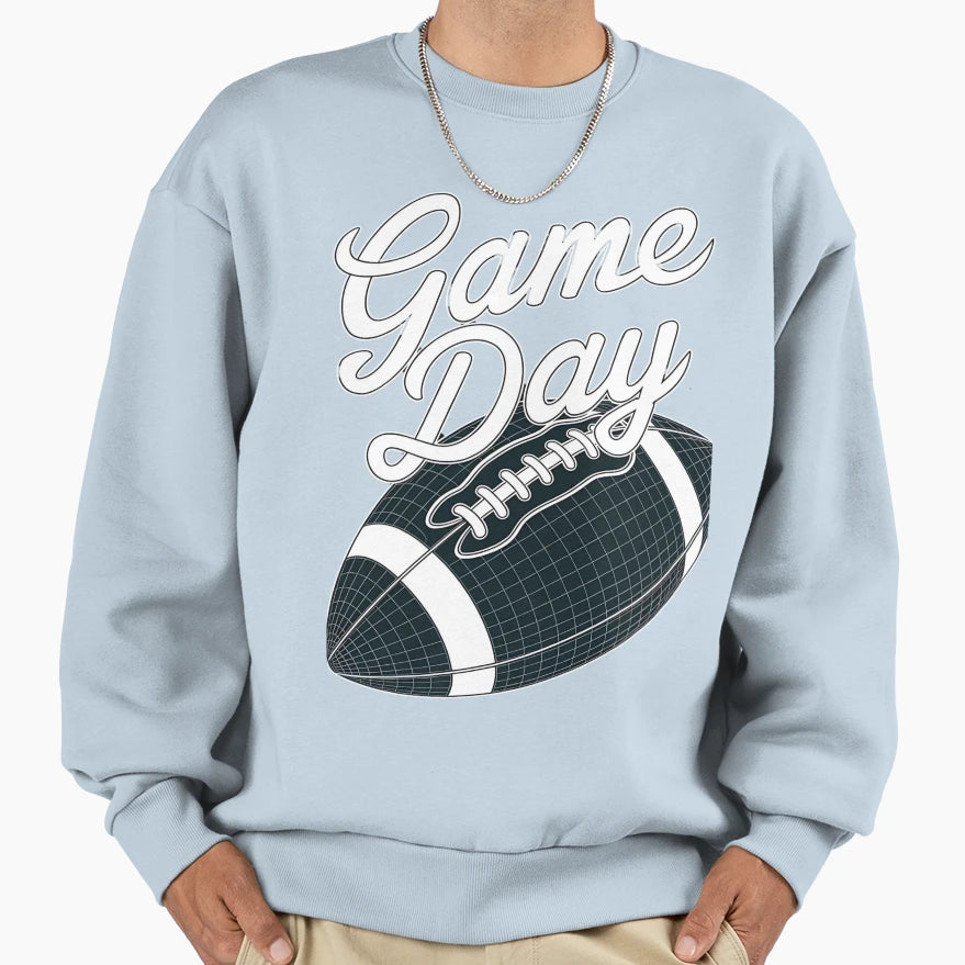 Game Day Lets American Football Sweatshirt - Minimalist Print for Adults - T-Shirt, Sweatshirt, Hoodie