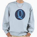 Letter Q Monogram Sweatshirt - Graphic Print for Adults - T-Shirt, Sweatshirt, Hoodie