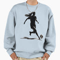 American Female Soccer Player Sweatshirt - Minimalist Print for Adults - T-Shirt, Sweatshirt, Hoodie