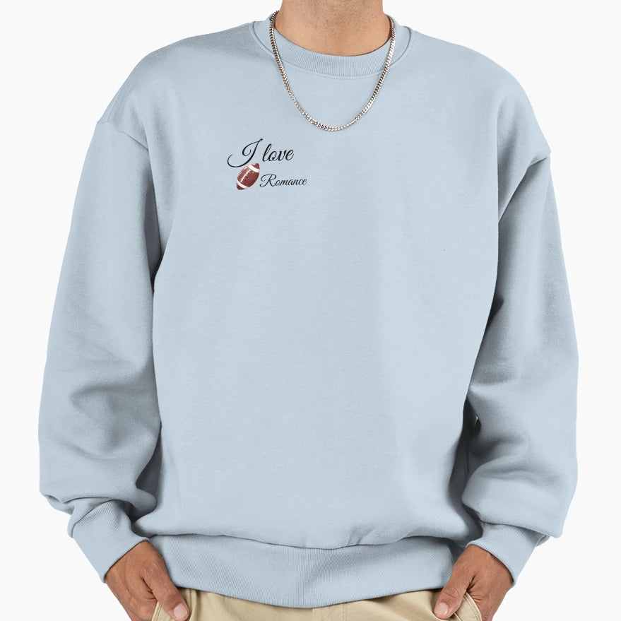 Football Romance Lover Sweatshirt - Unique Graphic for Adults - T-Shirt, Sweatshirt, Hoodie