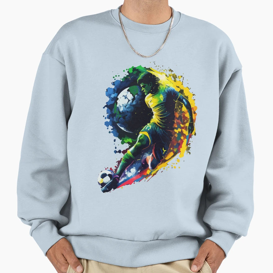 Brazil Soccer Sweatshirt - Novelty Apparel Men Women - T-Shirt, Sweatshirt, Hoodie