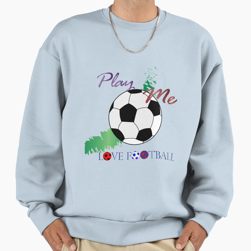 Love Football Sweatshirt - Novelty Apparel Men Women - T-Shirt, Sweatshirt, Hoodie
