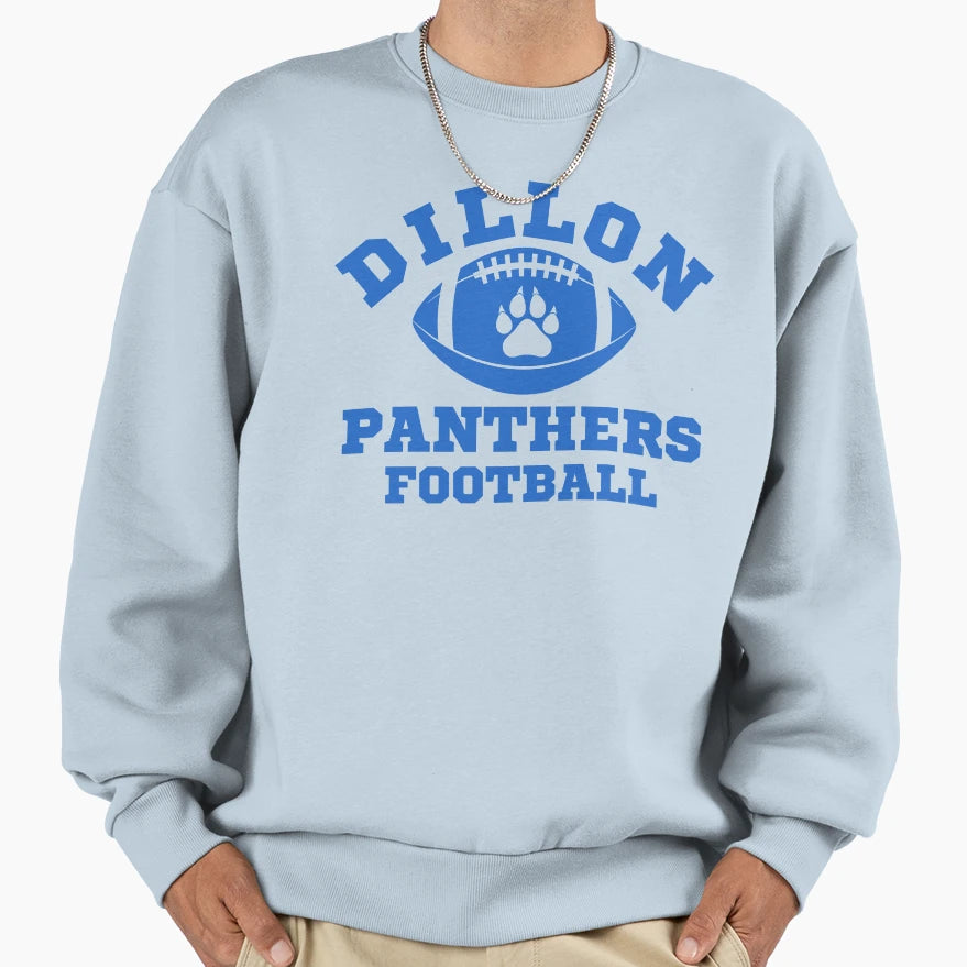 Dillon Panthers Football Sweatshirt - Fun Novelty Design for Adults - T-Shirt, Sweatshirt, Hoodie