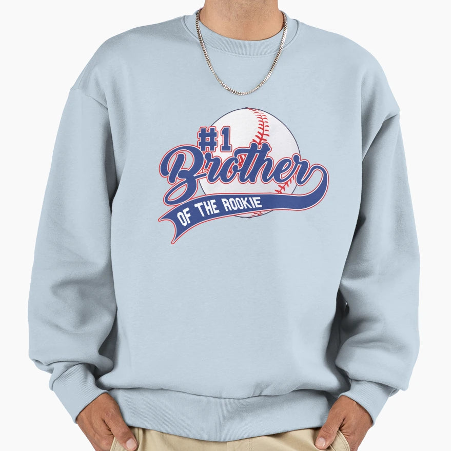 Brother Rookie 1St Birthday Sweatshirt - Minimalist Print for Adults - T-Shirt, Sweatshirt, Hoodie