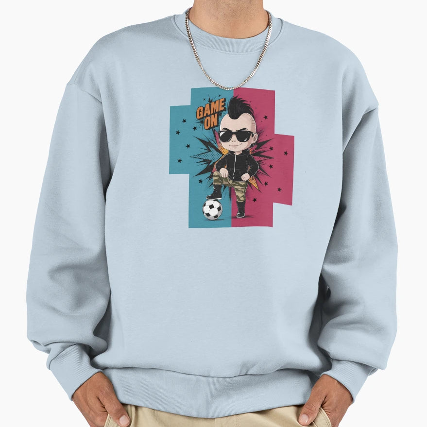 Game Soccer Sweatshirt - Custom Art Print Men Women - T-Shirt, Sweatshirt, Hoodie